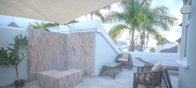 Patio with Shower